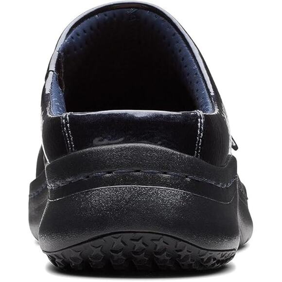 NWT Clarks Unisex ClarksPro Clog Sneaker, Navy Paten-Size 11 US Women - Picture 5 of 6